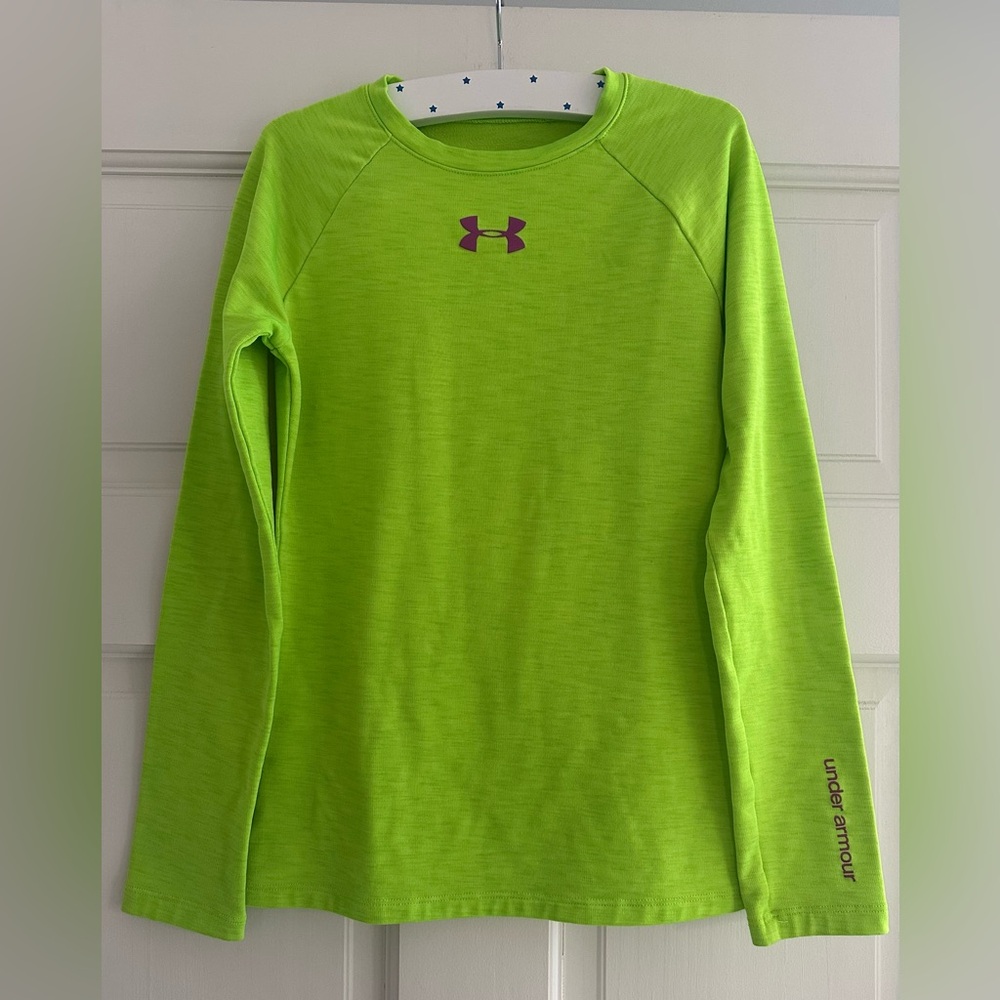 Girls’ Under Armour Coldgear Fitted Base Layer Size Youth Medium